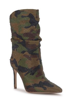 Jessica Simpson Women's Oilaya Camo Stiletto Boots