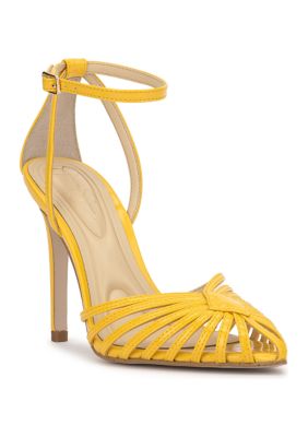 Jessica Simpson Women's Paveri Stiletto Sandals, Yellow, 8M