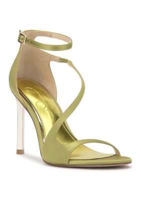 Jessica Simpson Women's Qamille Sandals, Green, 11M