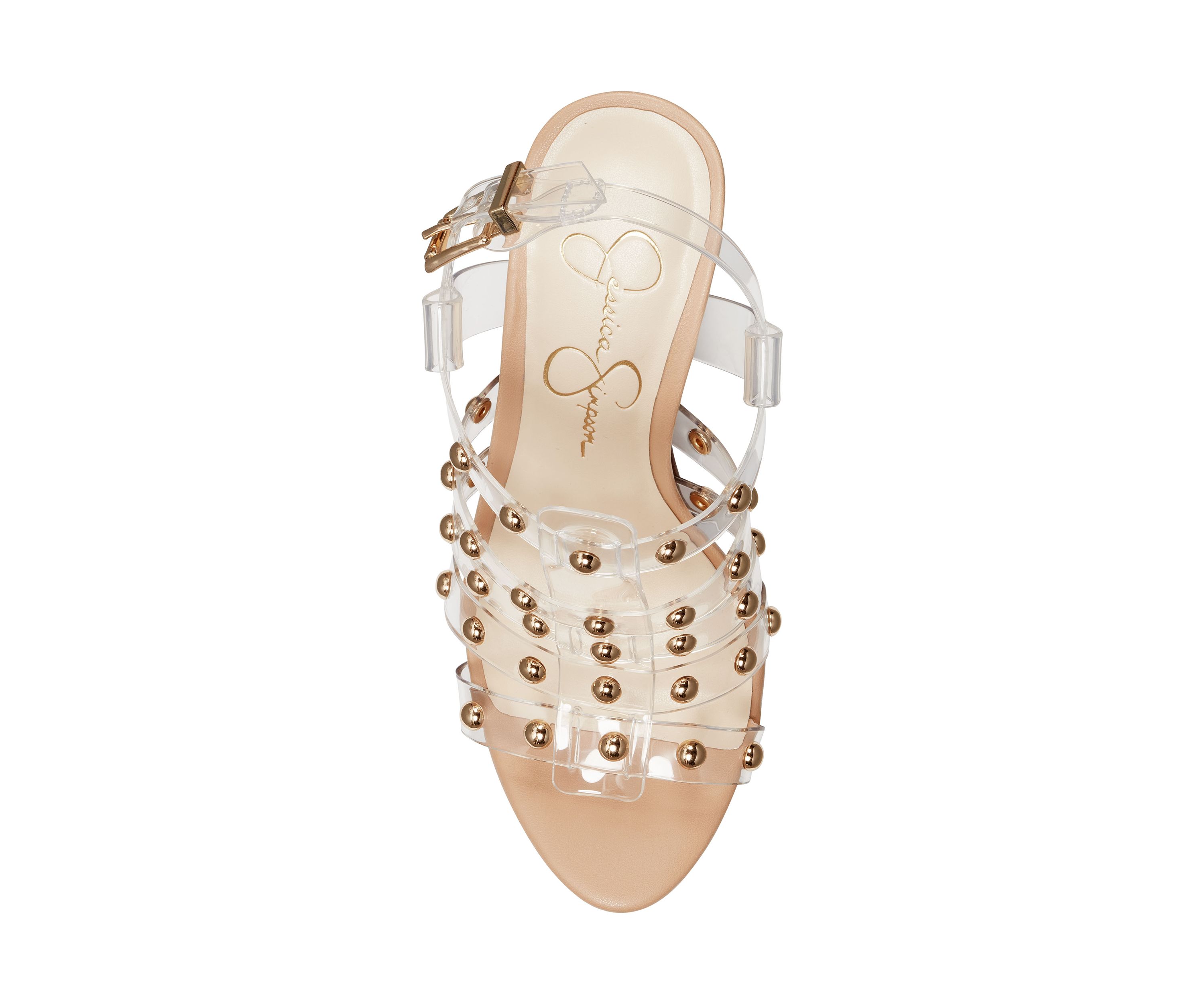 Rienne Studded Heel Sandals