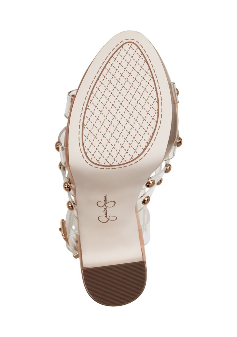 Rienne Studded Heel Sandals
