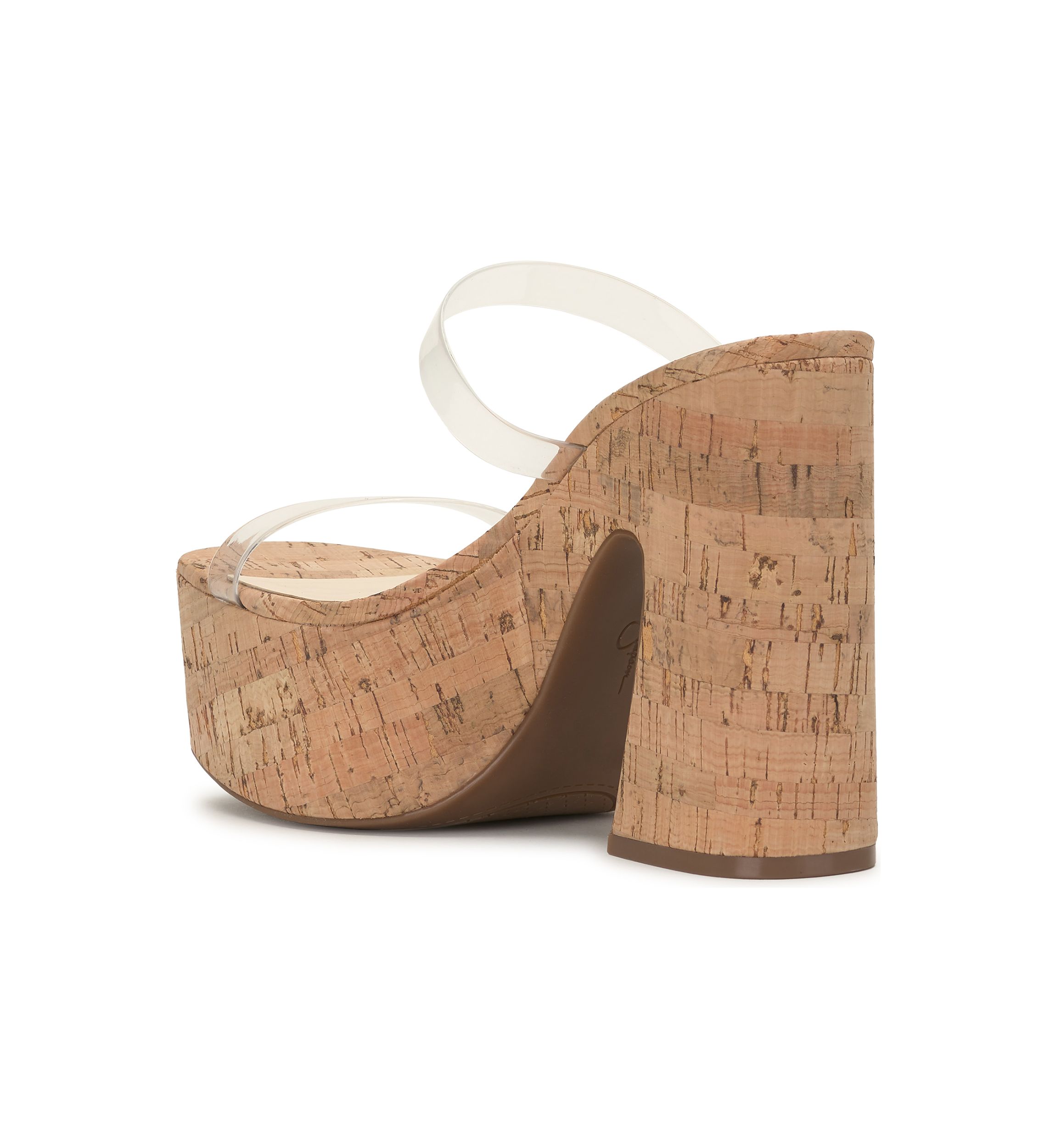 Samhita Cork Lucite Sandals