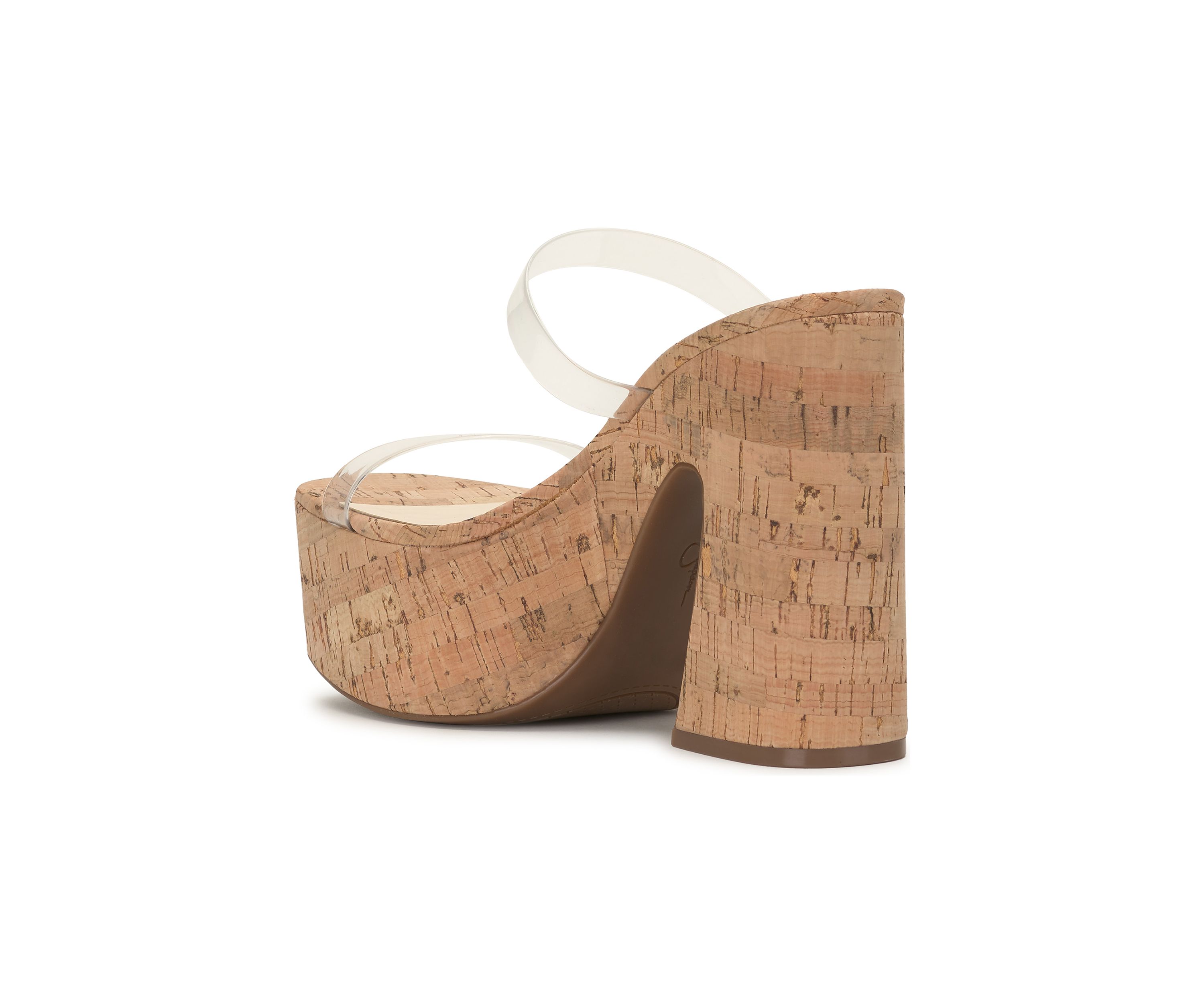 Samhita Cork Lucite Sandals