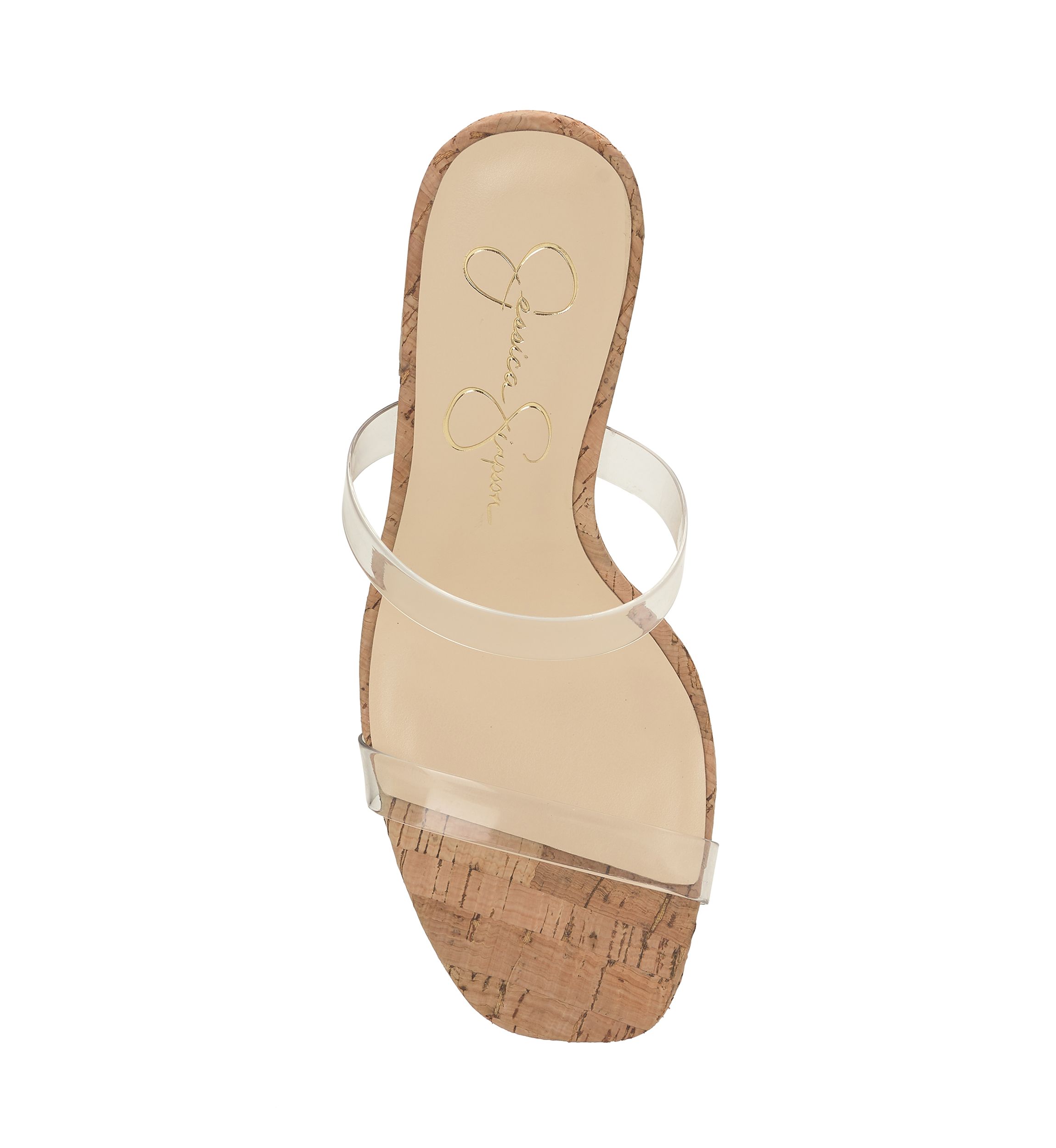 Samhita Cork Lucite Sandals