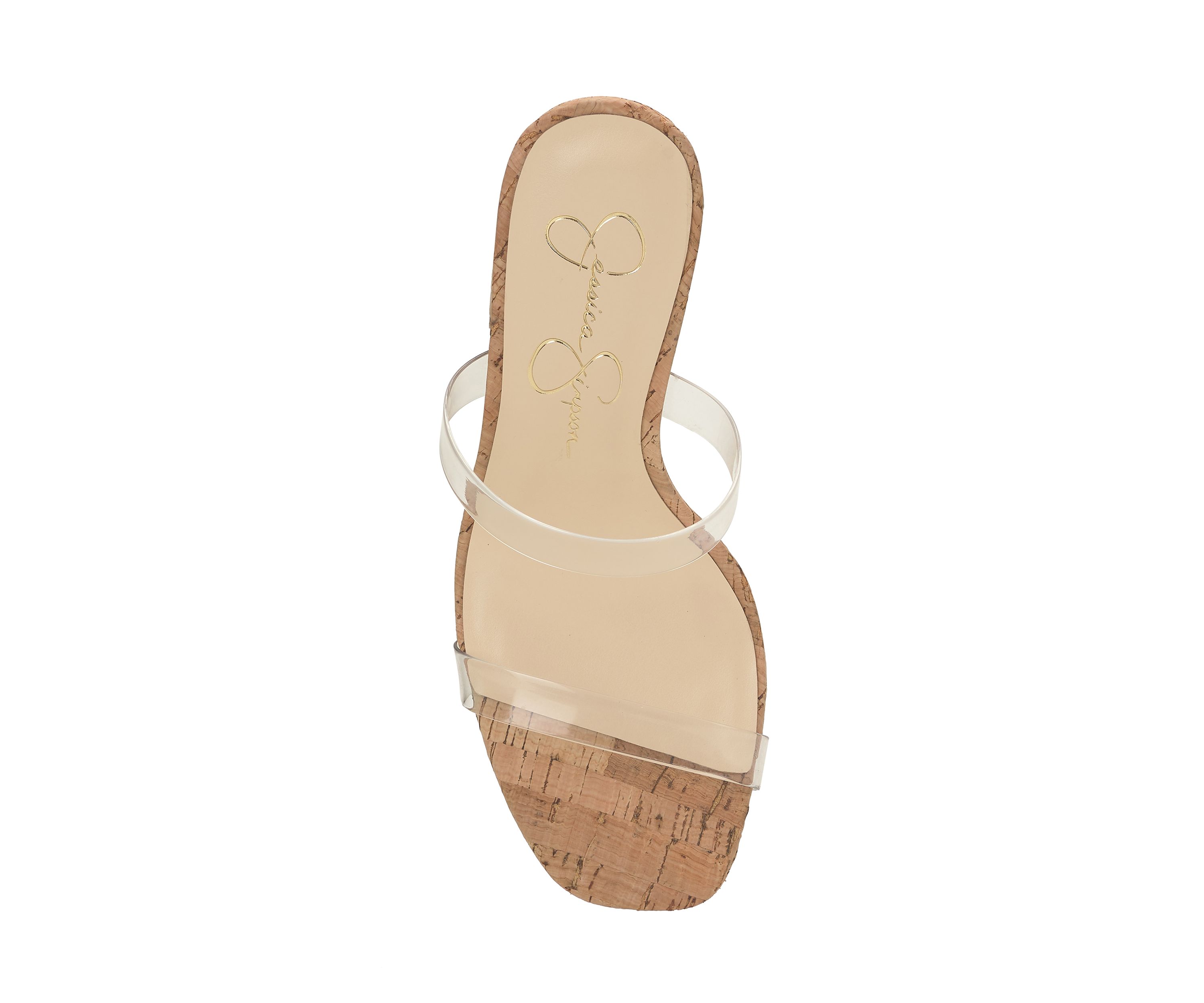 Samhita Cork Lucite Sandals
