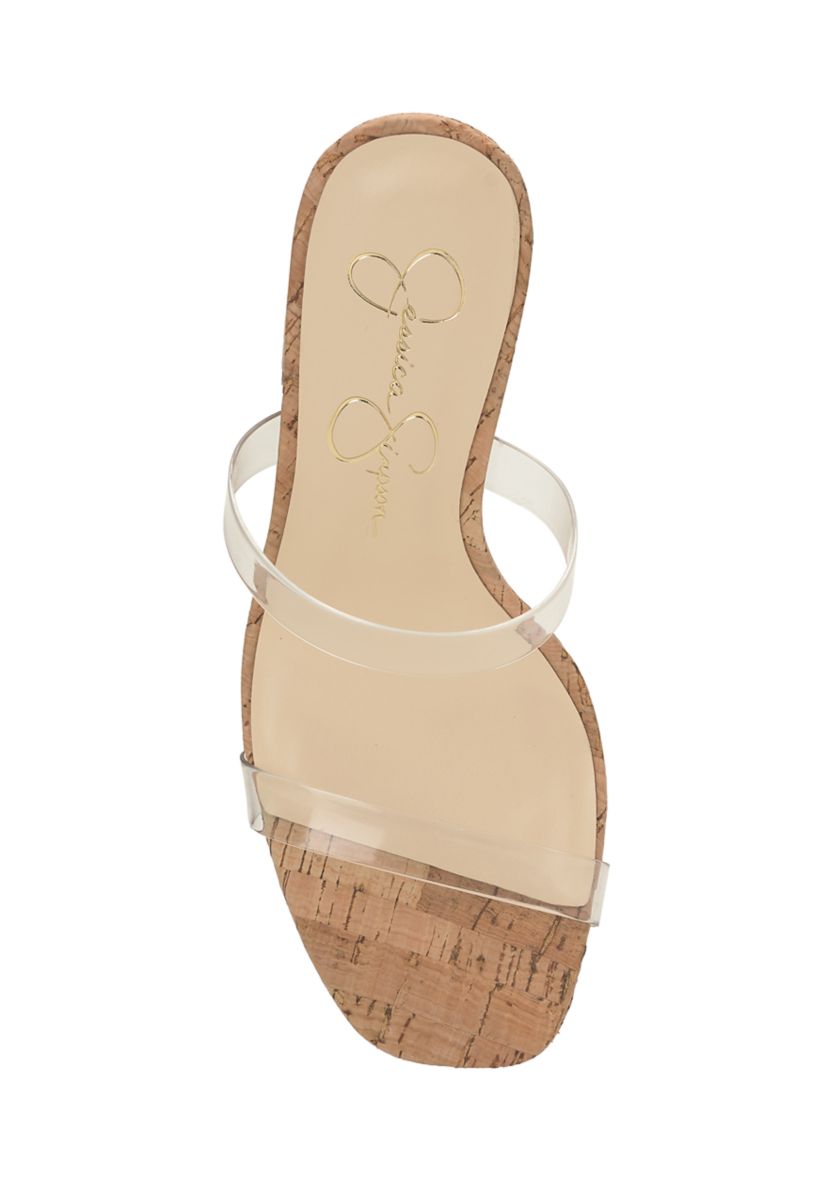 Samhita Cork Lucite Sandals