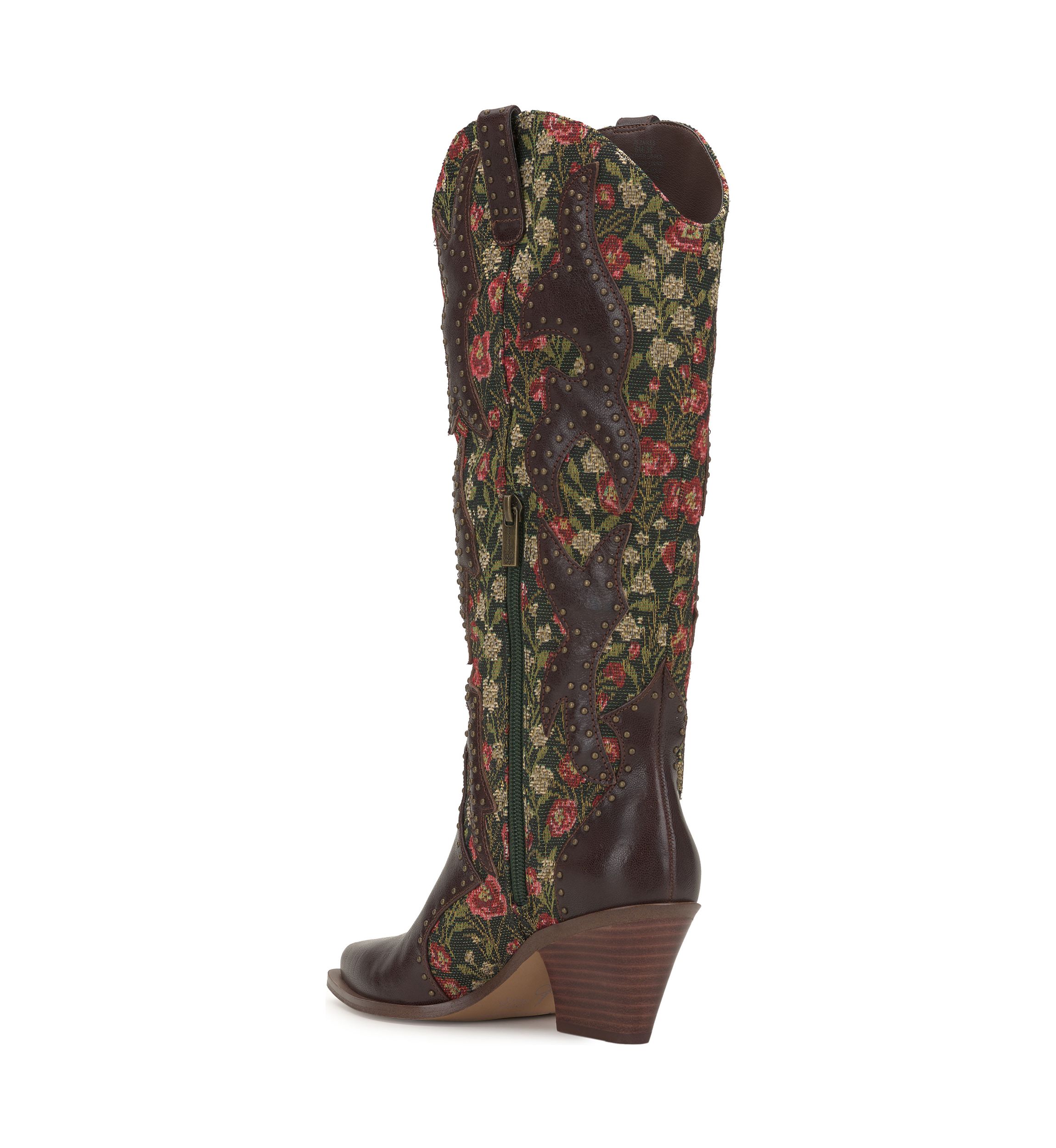 Zaikes Floral Western Boots