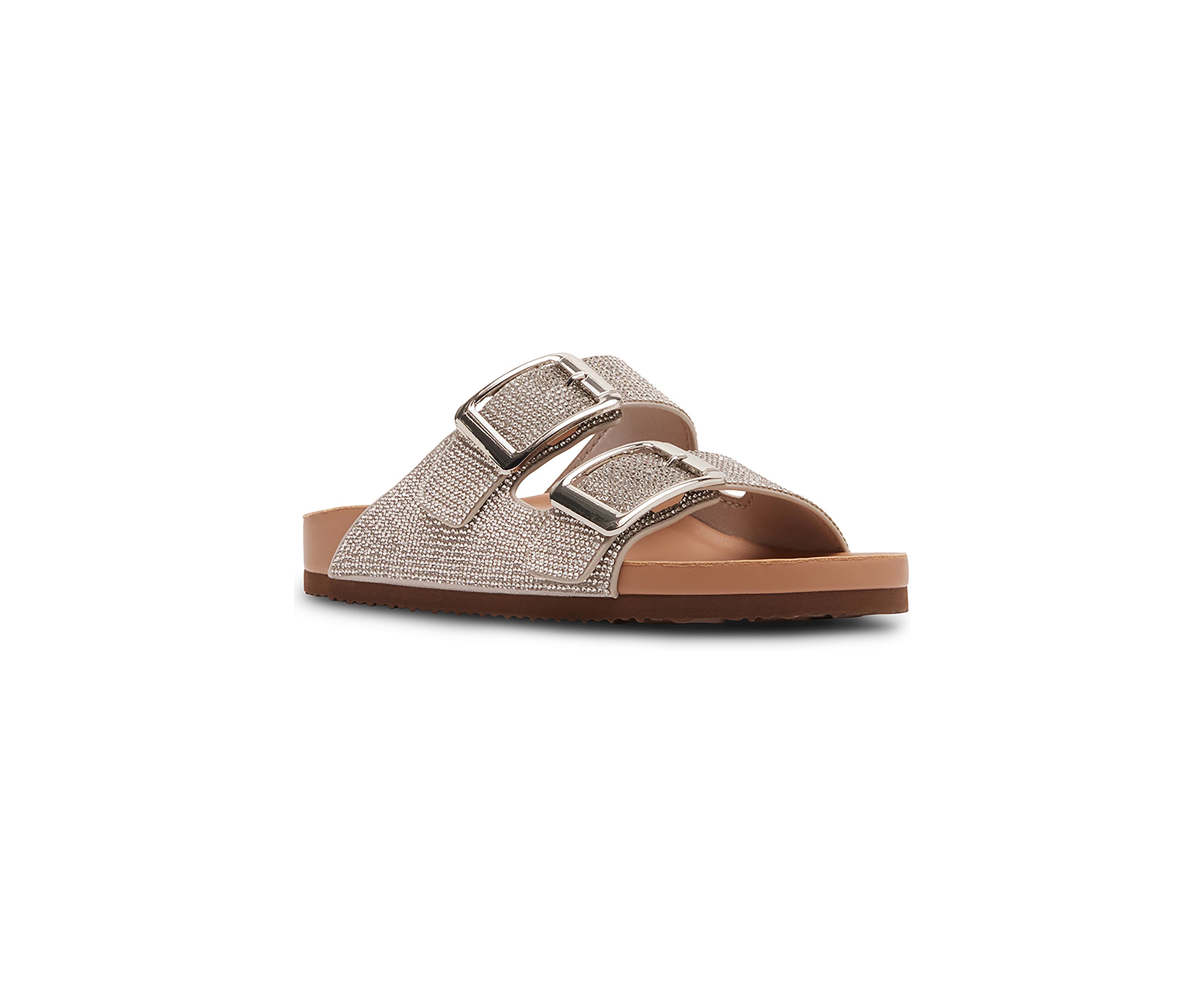 Bodie Rhinestone 2 Band Footbed Sandals