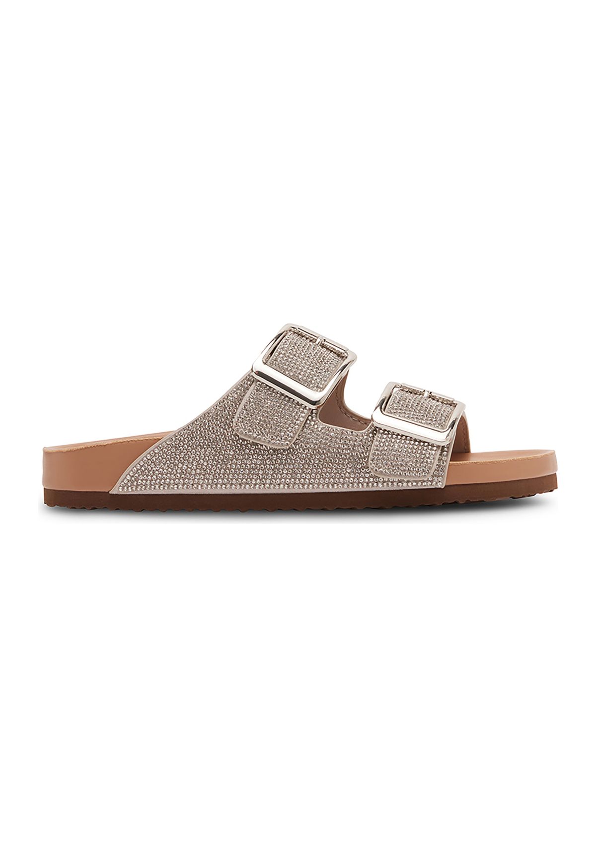 Bodie Rhinestone 2 Band Footbed Sandals