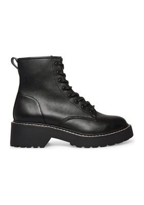 carra lace-up lug sole combat boots