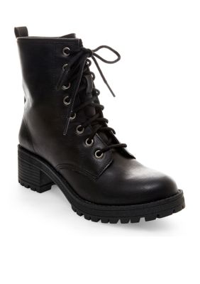 belk white combat boots