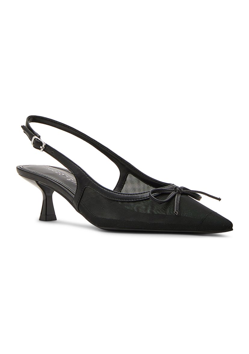 Vogue Pointed Toe Sling Back Heels