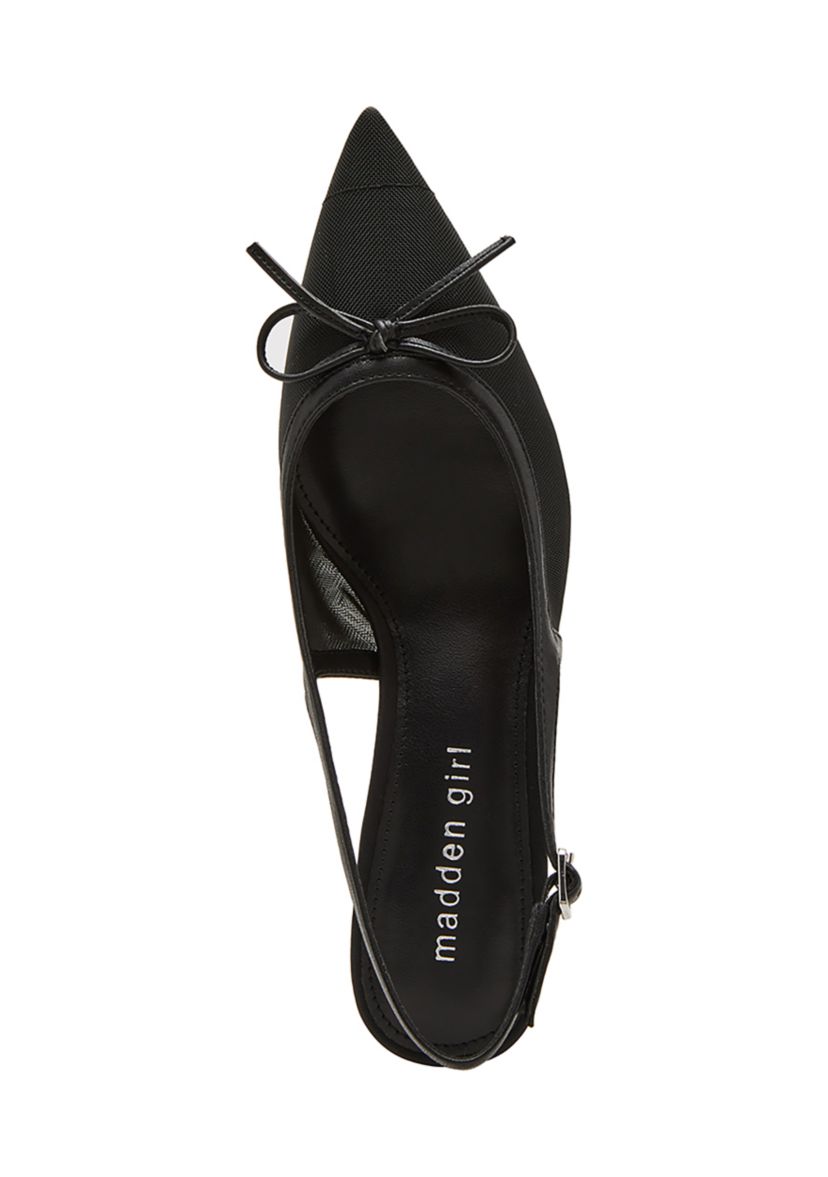 Vogue Pointed Toe Sling Back Heels