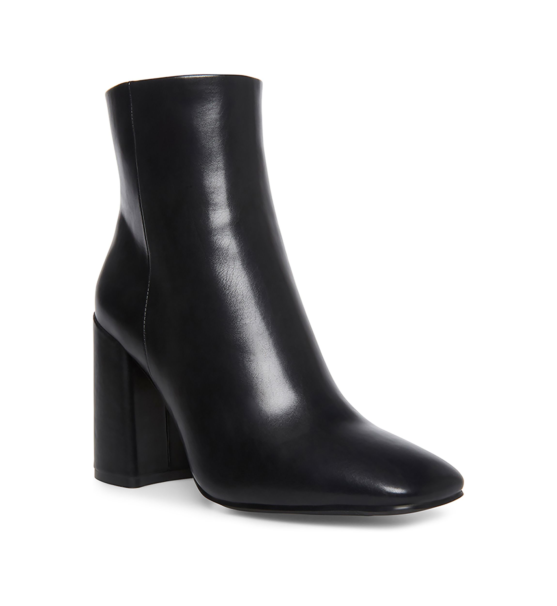 While Square Toe Booties