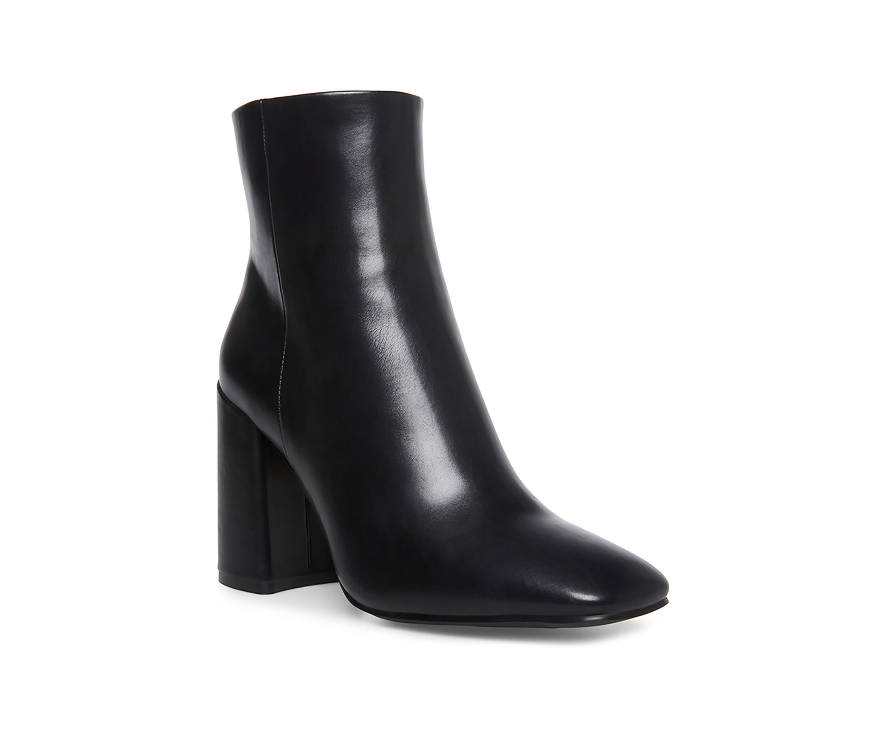 While Square Toe Booties