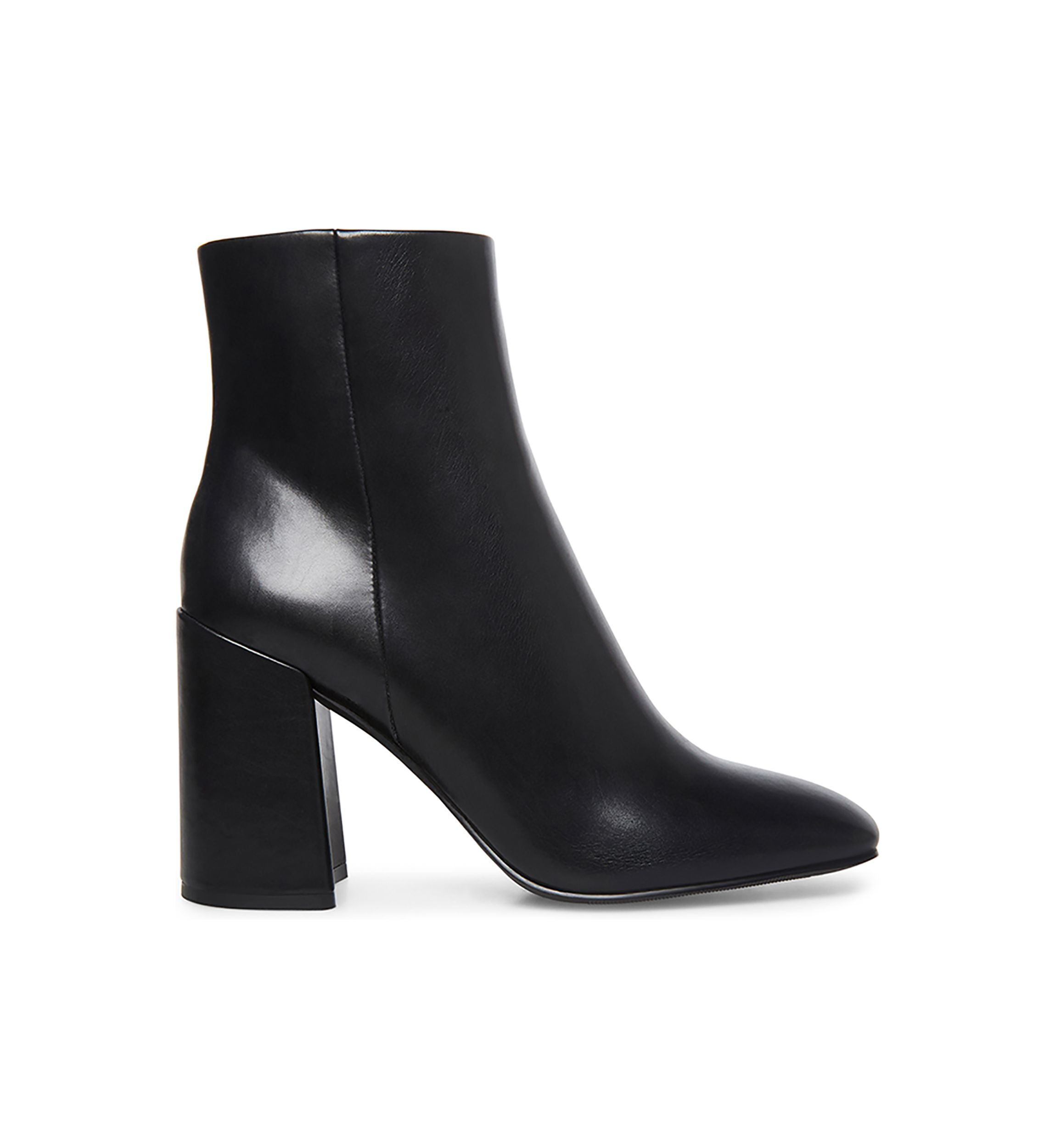 While Square Toe Booties