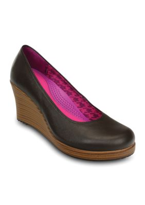 Crocs closed toe wedge on sale