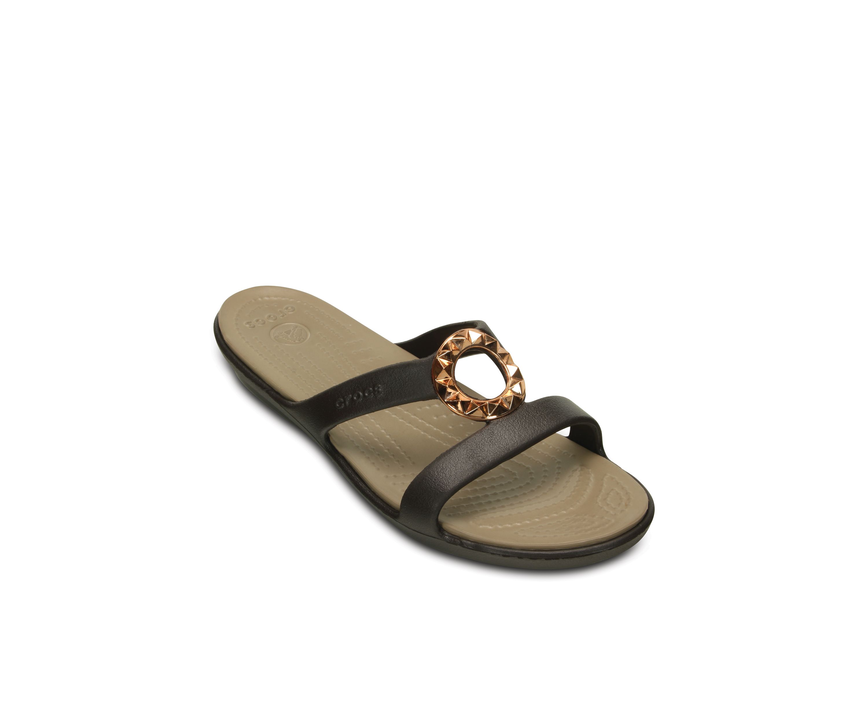 SANRAH STUDDED CIRCLE SANDAL:6:Esp/Tbwd