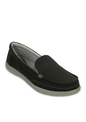 Croc hot sale canvas loafers