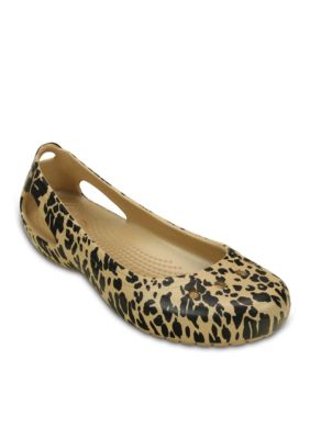 Crocs Kadee Animal Print Flat belk