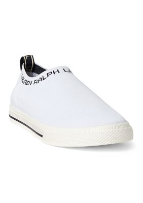 Womens ralph lauren slip on sneakers sale