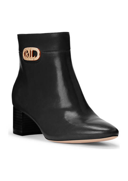 Wynne Burnished Leather Booties