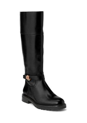 Lauren Ralph Lauren Everly Burnished Leather Boots | belk