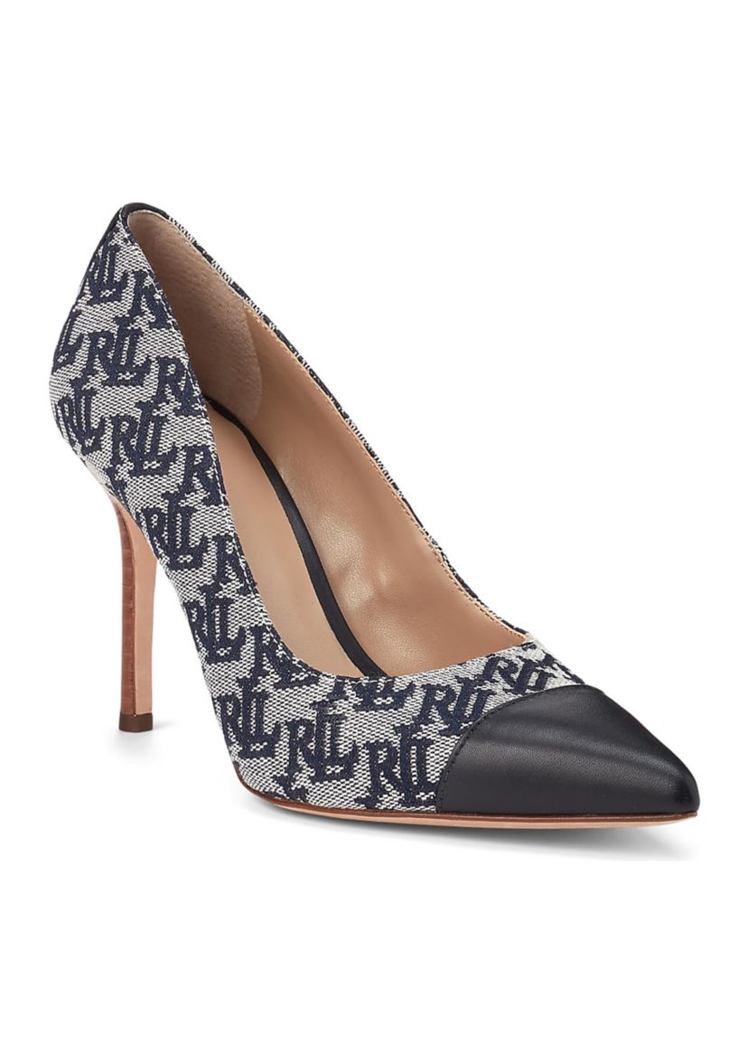 Lindella Monogram Jacquard Pumps