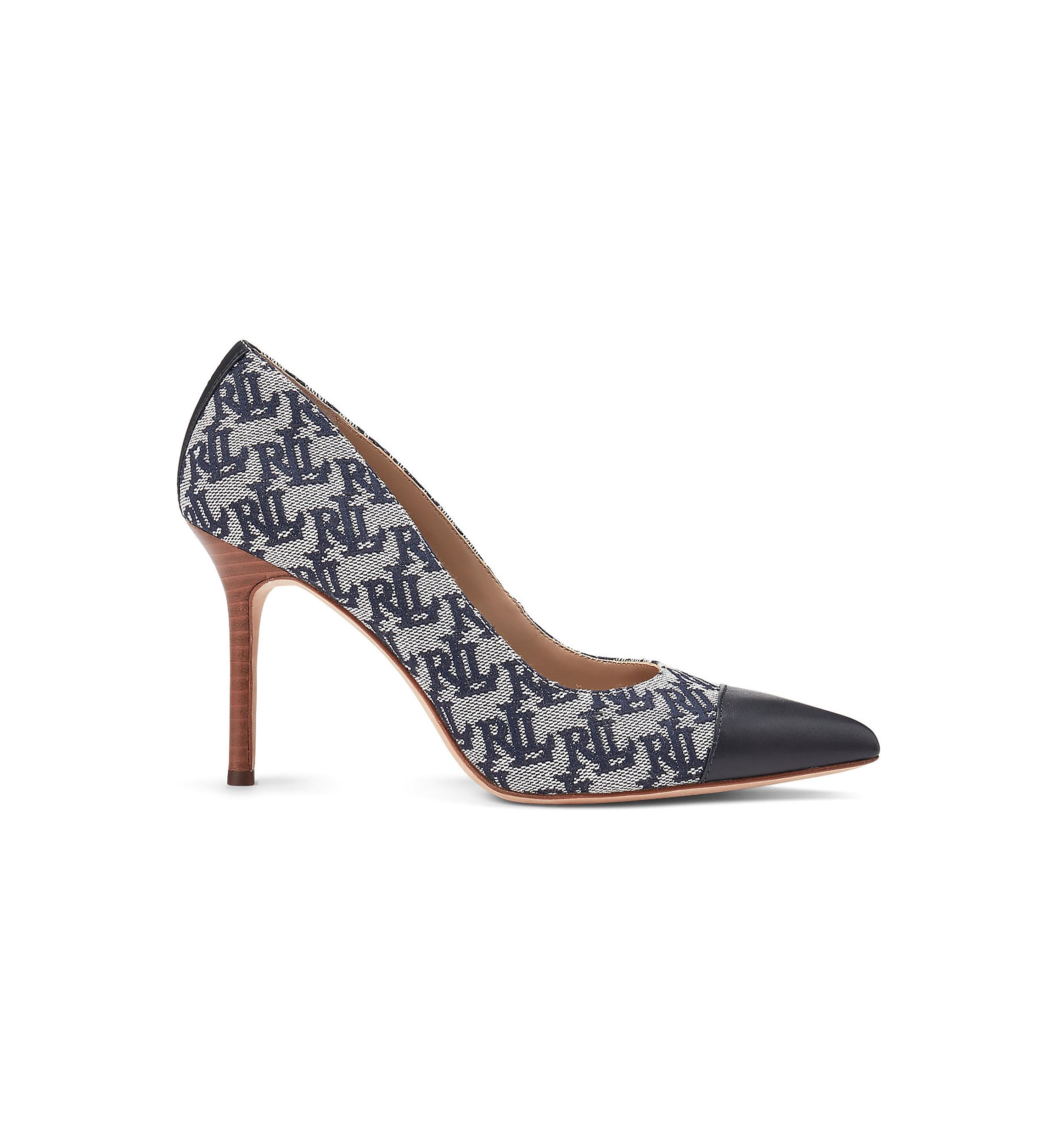 Lindella Monogram Jacquard Pumps