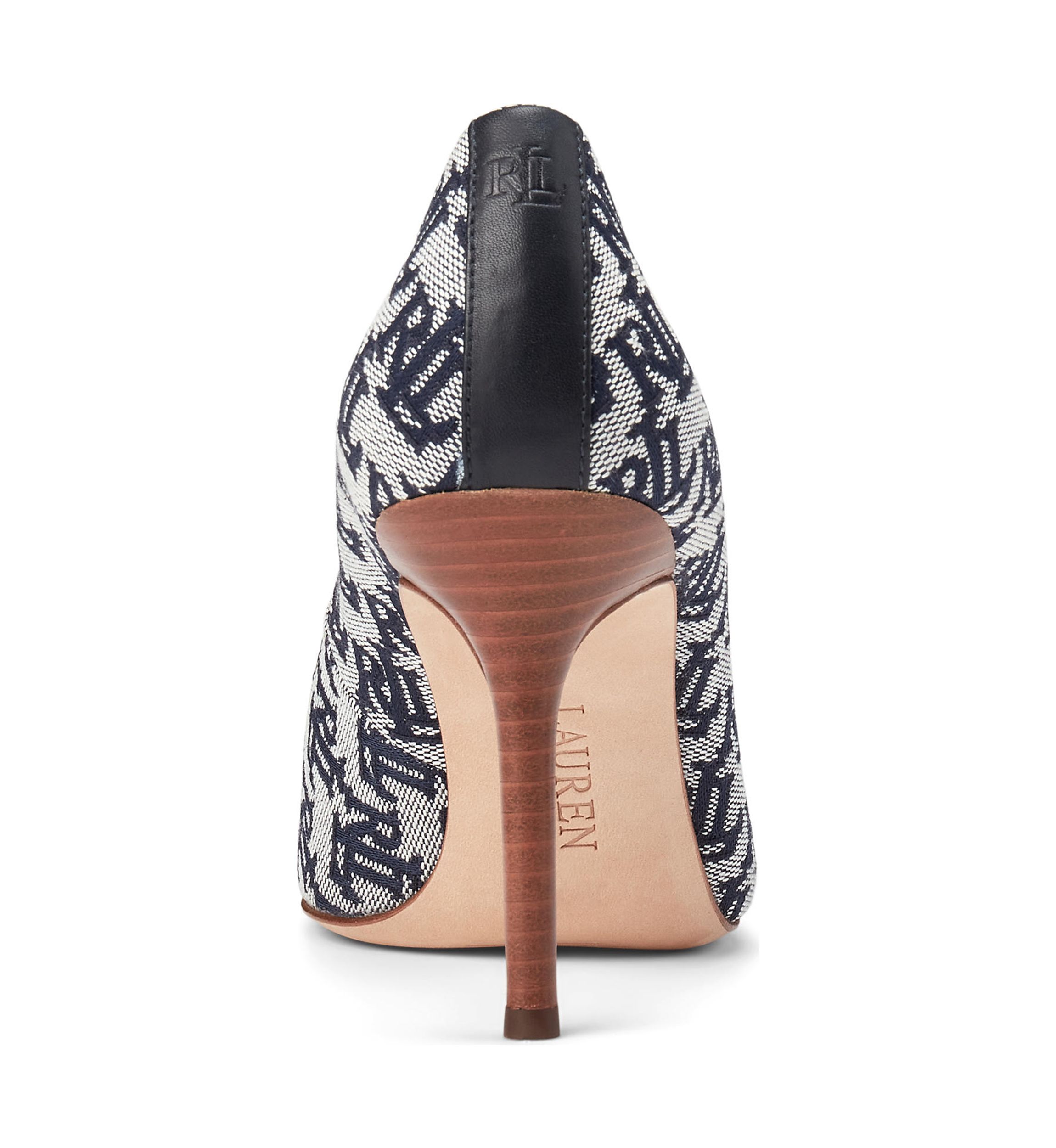 Lindella Monogram Jacquard Pumps