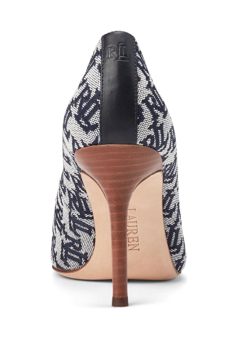 Lindella Monogram Jacquard Pumps