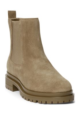 Corinne Suede Booties