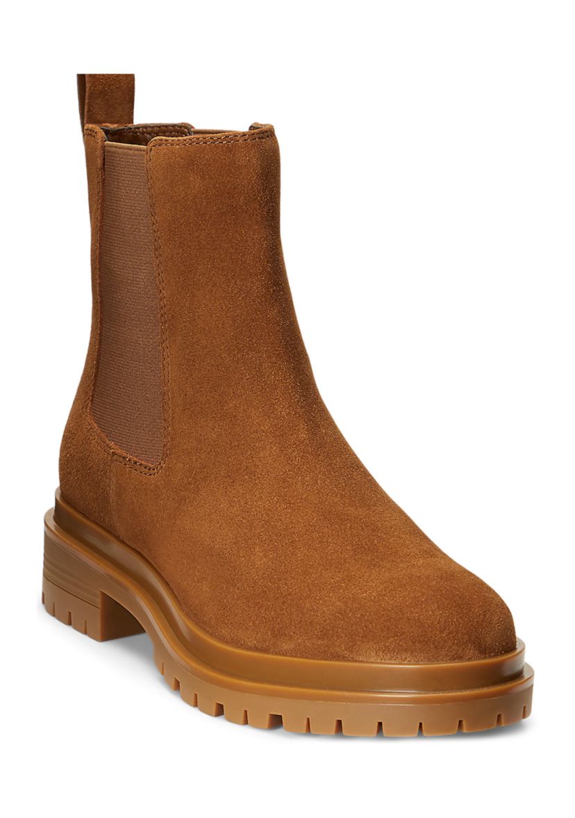 Corinne Suede Booties