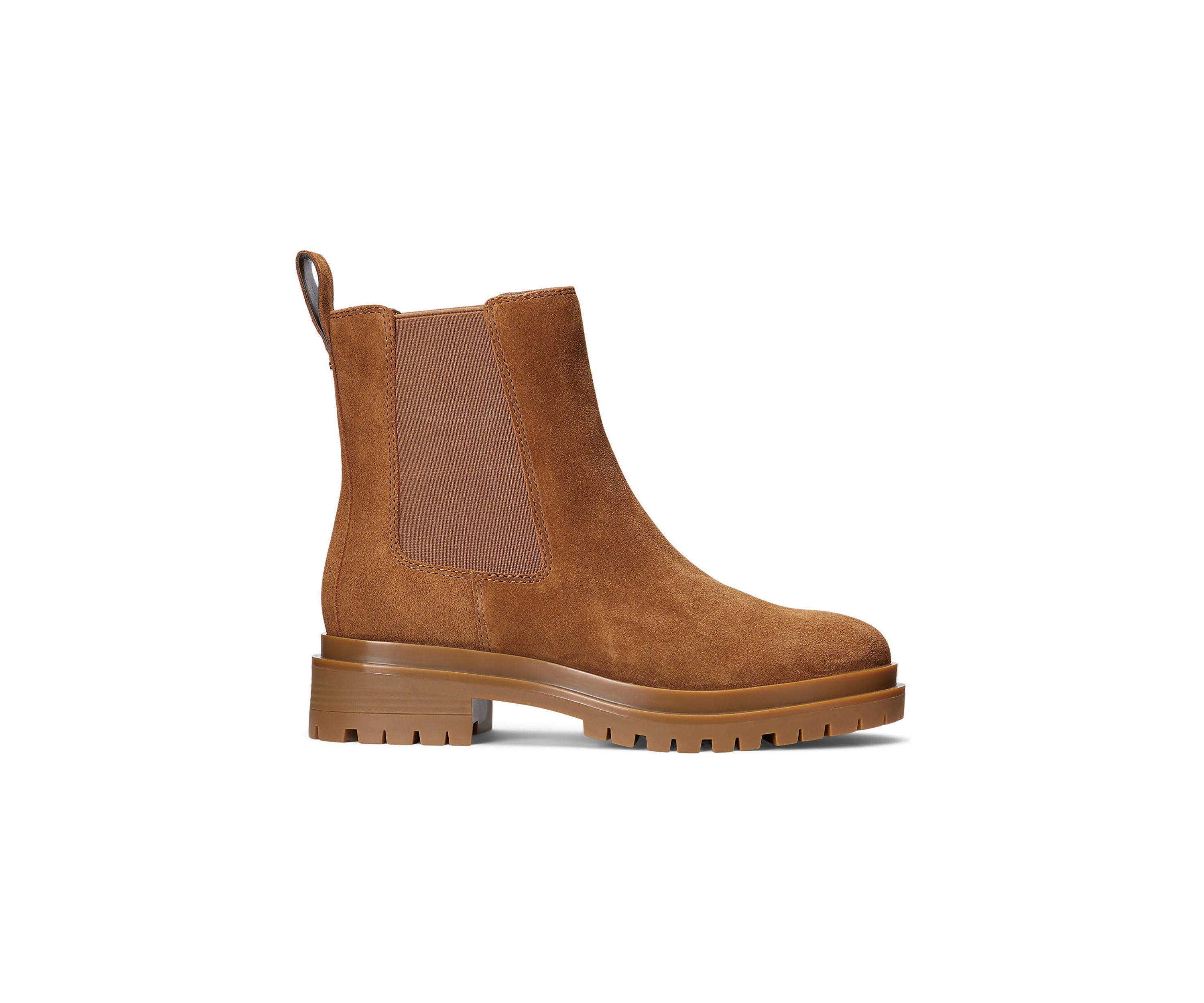 Corinne Suede Booties