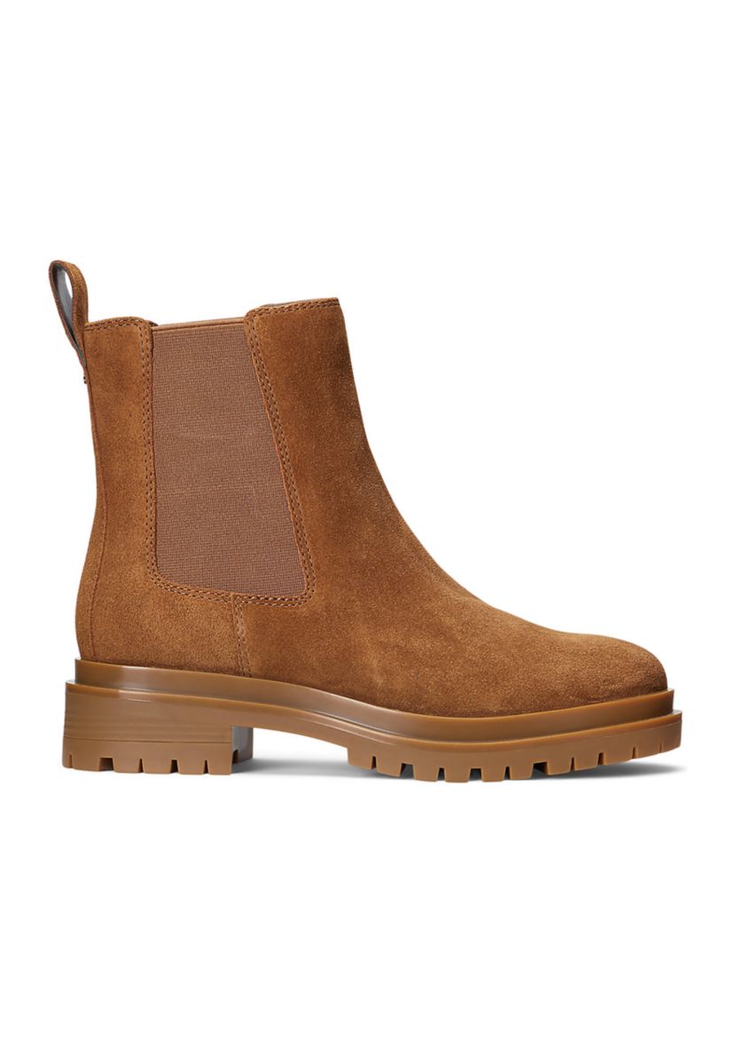 Corinne Suede Booties