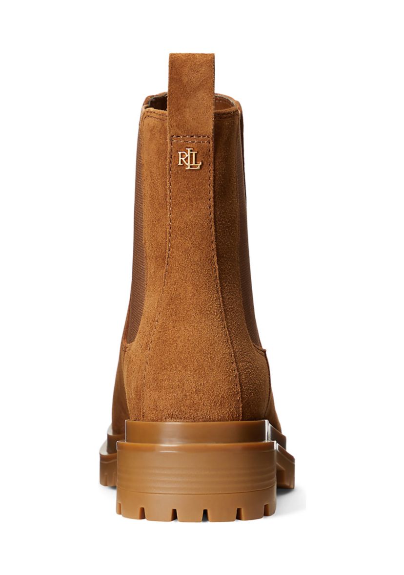 Corinne Suede Booties