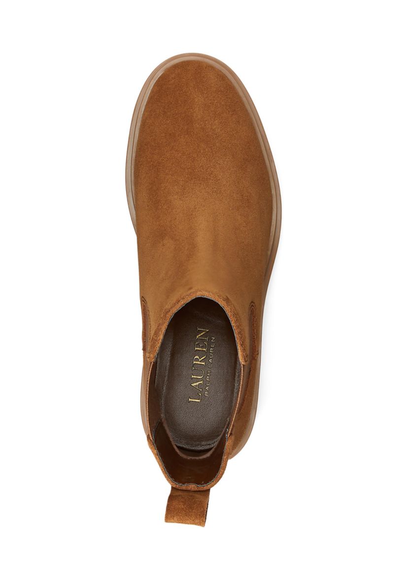 Corinne Suede Booties