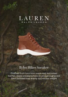 Lauren Ralph Lauren Rylee Suede & Leather High Top Sneakers | belk