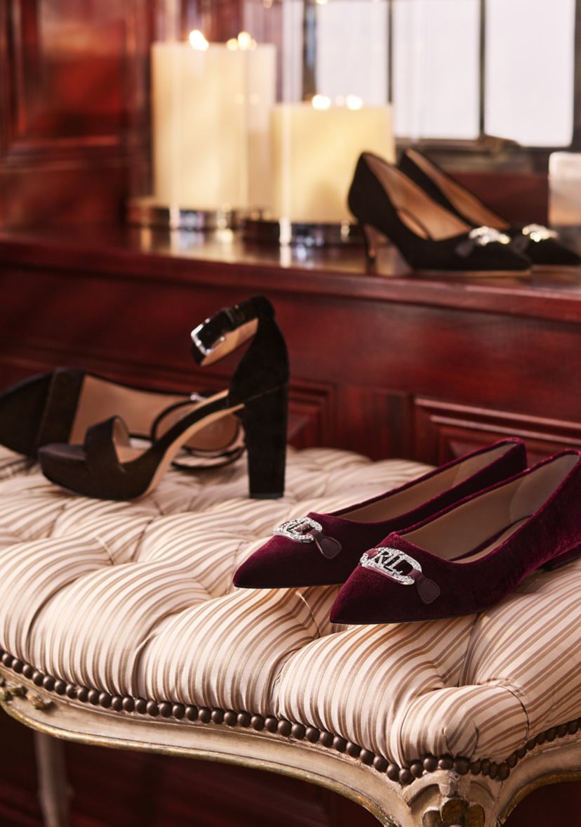 Lilah Velvet Ballet Flats