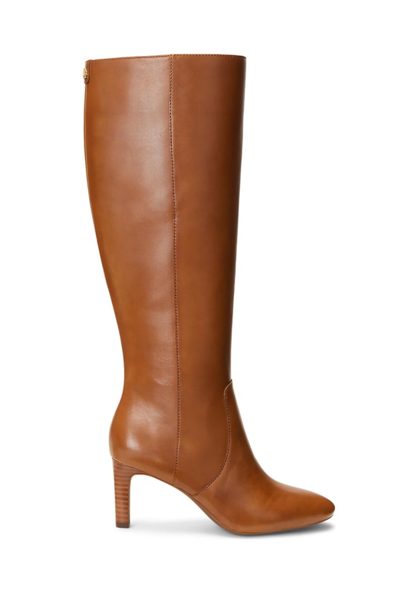 Caelynn II Burnished Leather Tall Boots