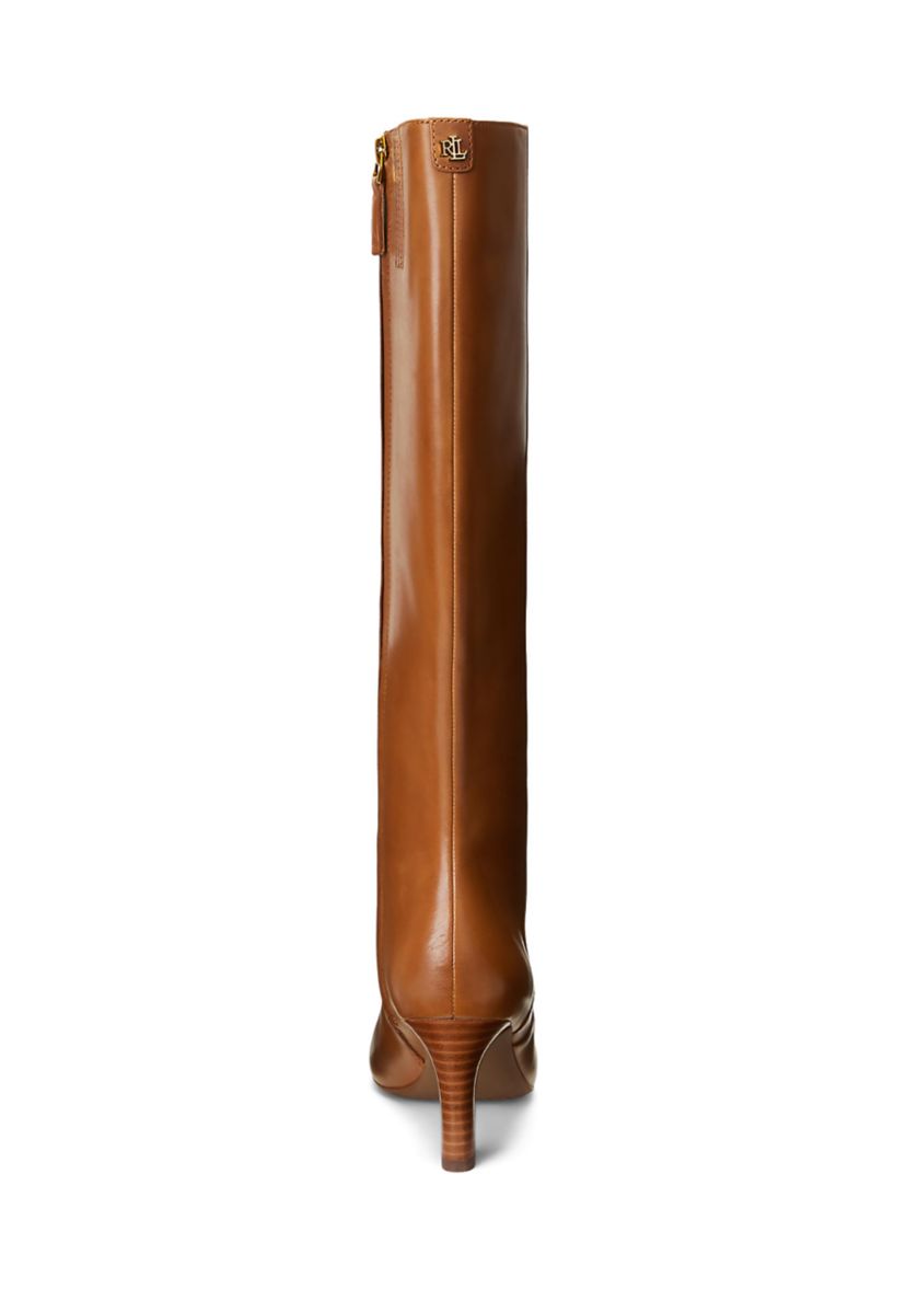 Caelynn II Burnished Leather Tall Boots