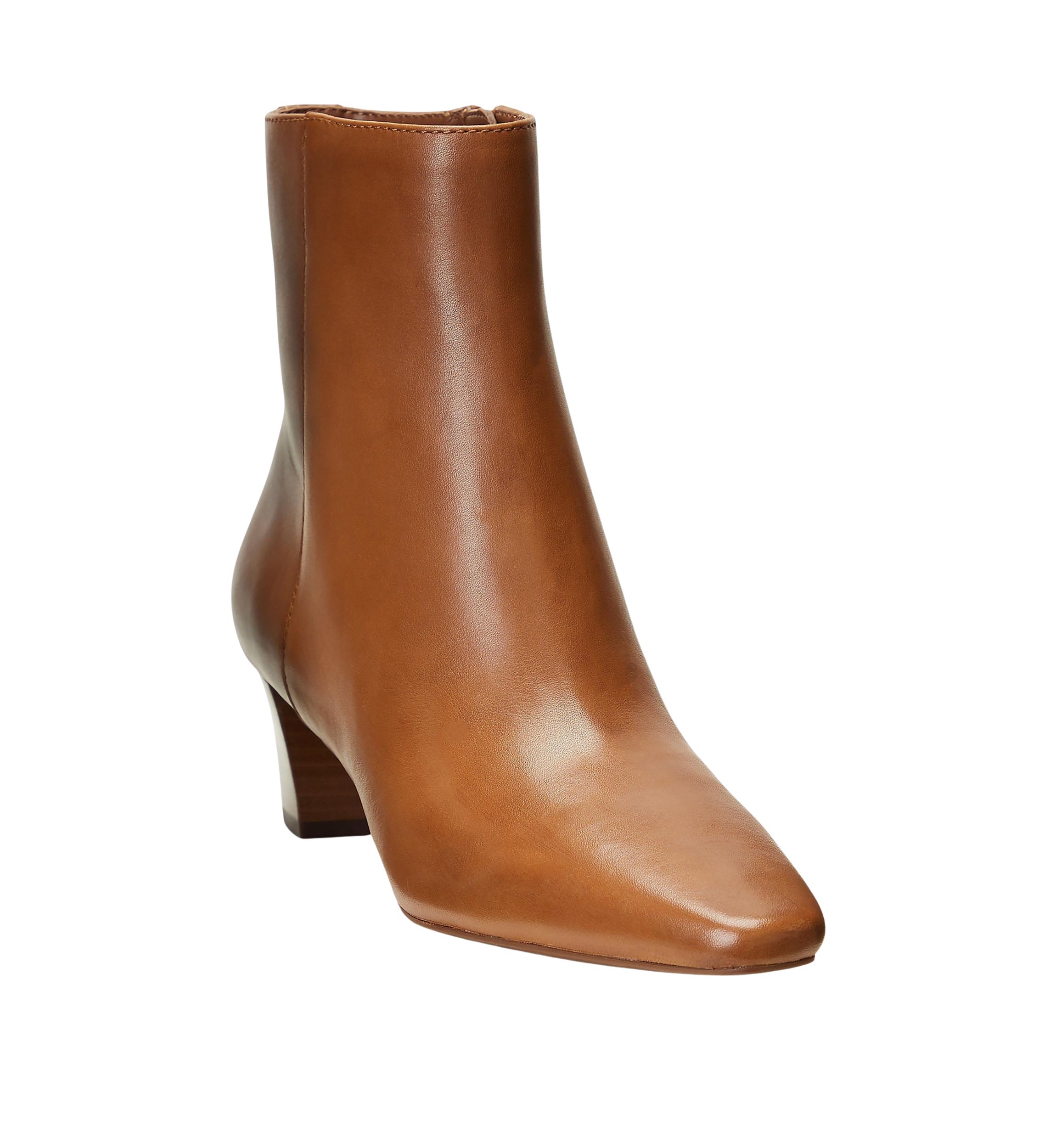 Willa Burnished Leather Bootie