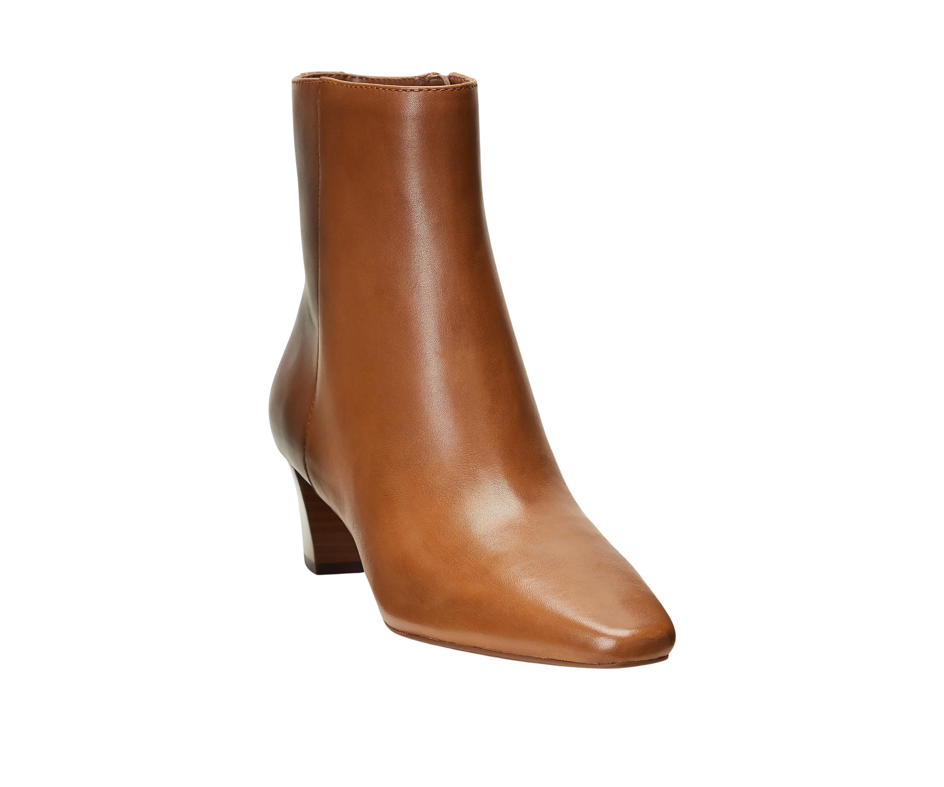 Willa Burnished Leather Bootie