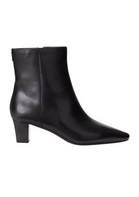 Free People Sienna Leather Square Toe Ankle Booties