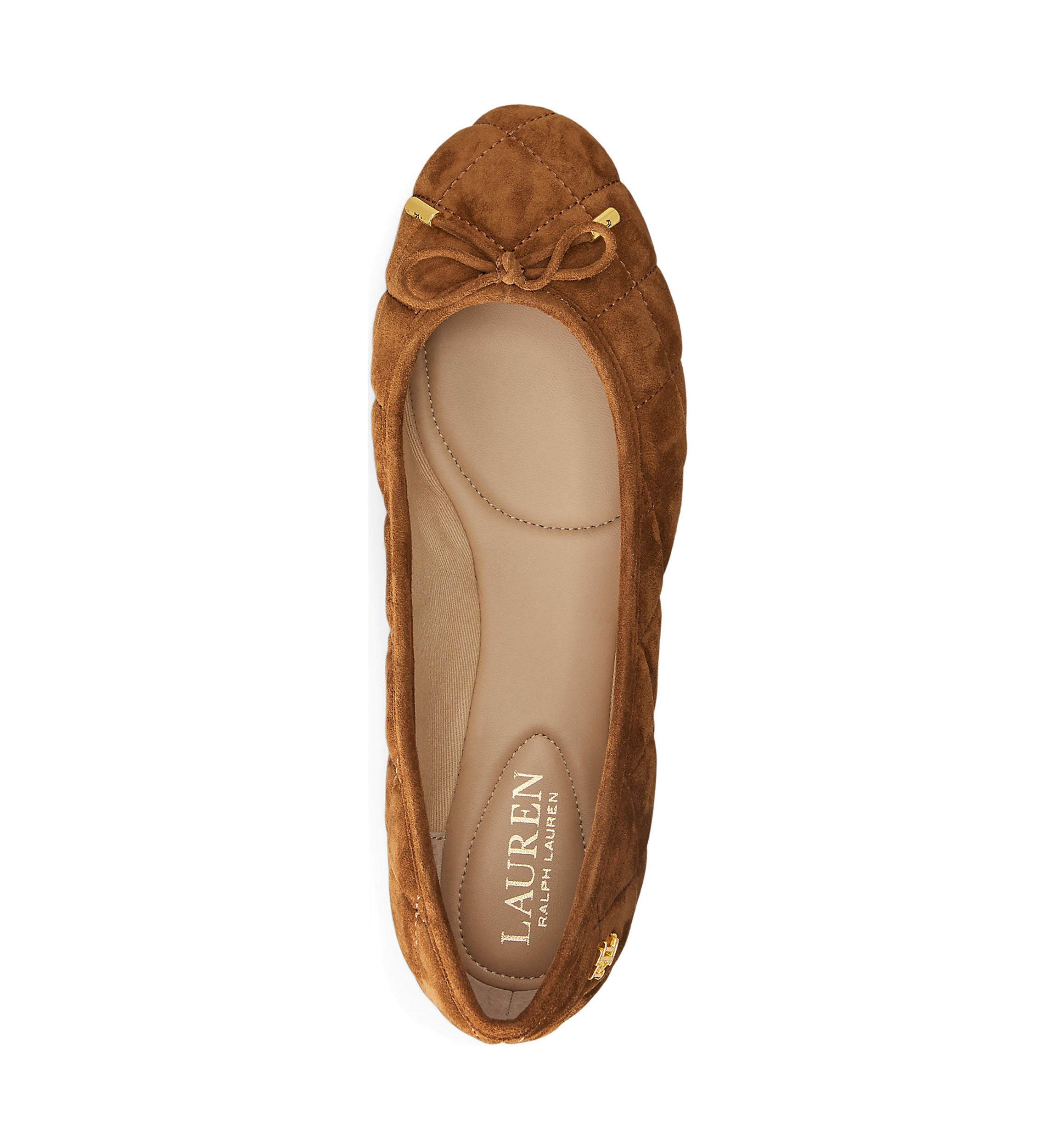 Jayna Diamond Quilted Suede Flats