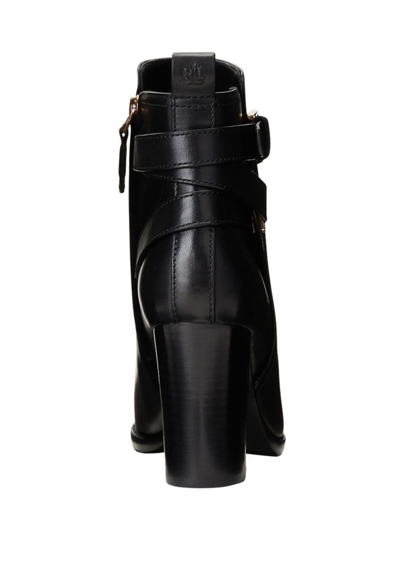 Madisyn Burnished Leather Booties