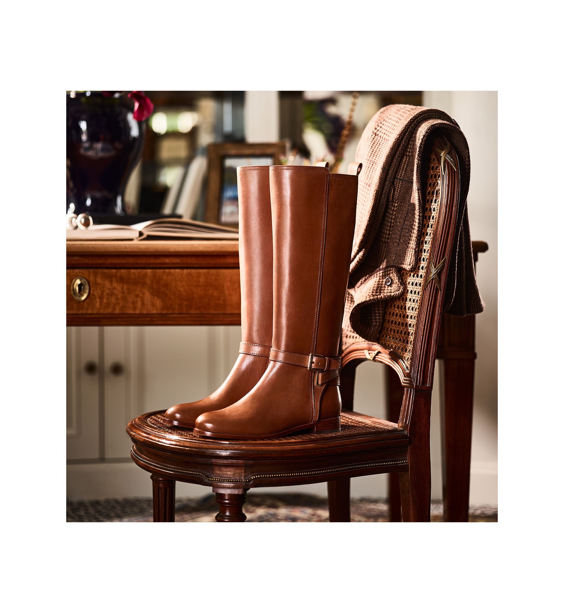 lauren ralph lauren women's manchester buckled dress boot Ankle Boots Womens Boots Ralph Lauren Boots Macy's These tall shaft boots by Ralph Lauren Collection are crafted in calf leather and feature a wrap Lauren Ralph Lauren Womens Manchester