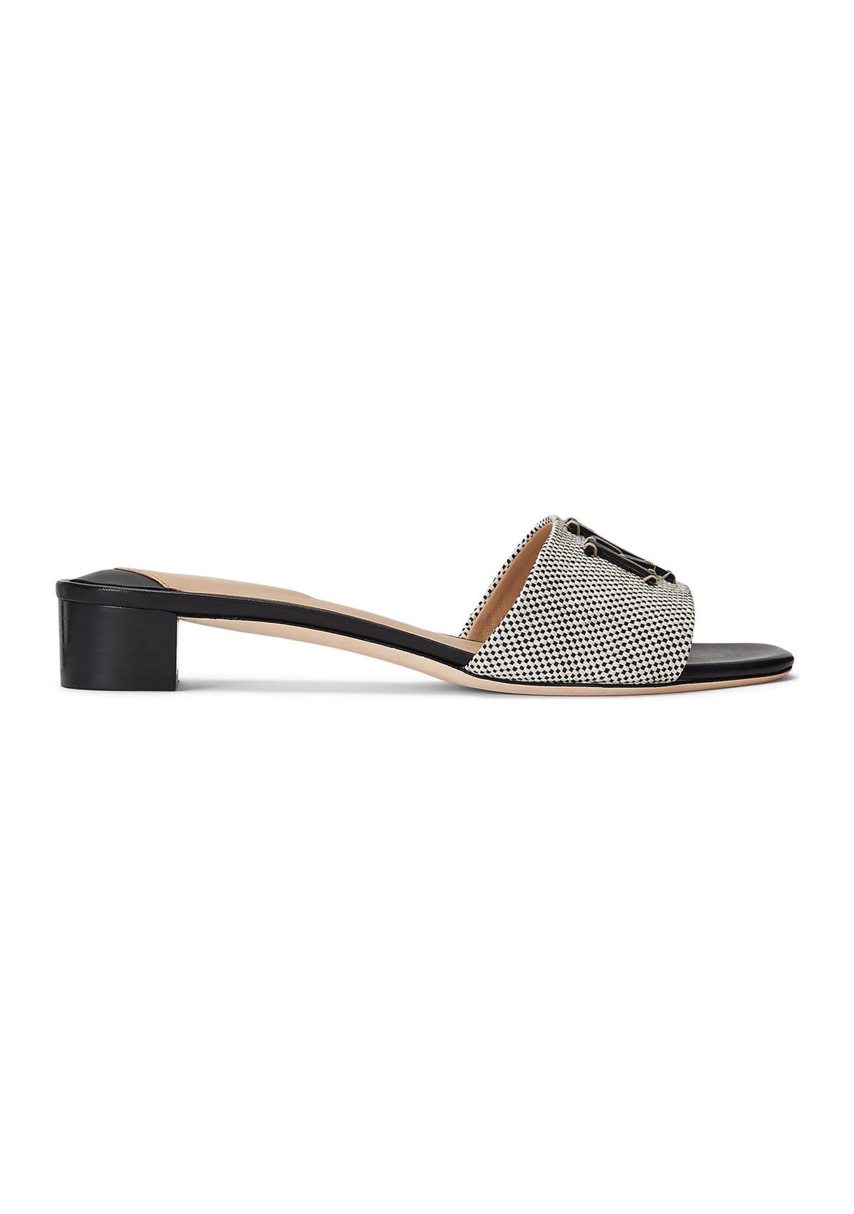 Fay Canvas and Leather Sandals