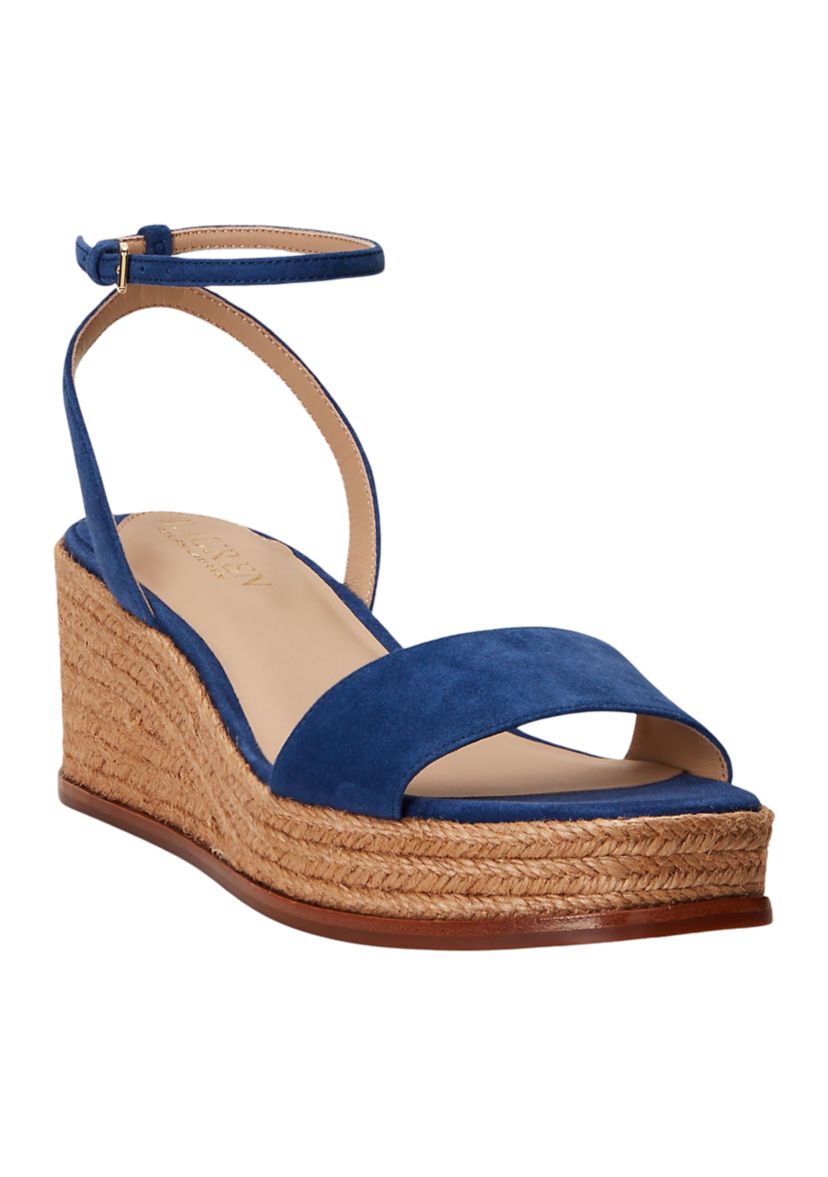  Leona Suede Espadrille Sandals