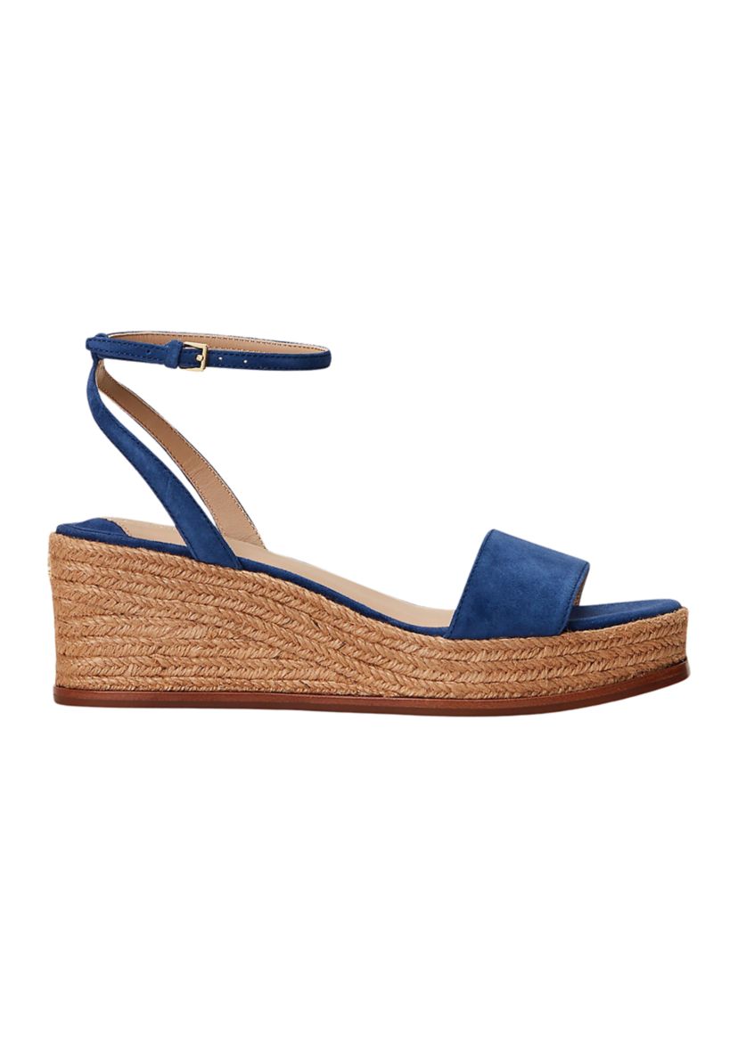  Leona Suede Espadrille Sandals